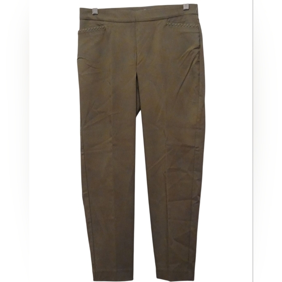 89th & Madison - NWT, Petite, Ankle Length, Comfort Waist, Color -Spanish Moss - Picture 4 of 8